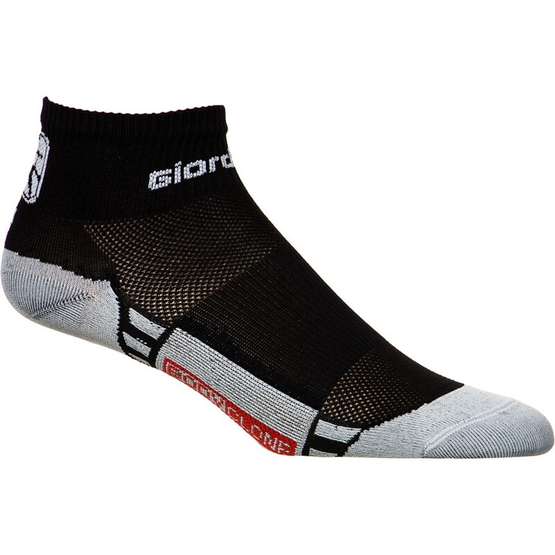 ジョルダーノ メンズ アンダーウェア 靴下 Giordana FR-C Low Sock Black/White ホワイト