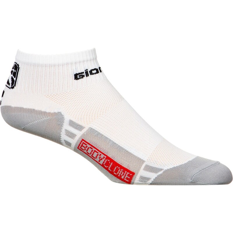 ジョルダーノ メンズ アンダーウェア 靴下 Giordana FR-C Low Sock White/Black ホワイト