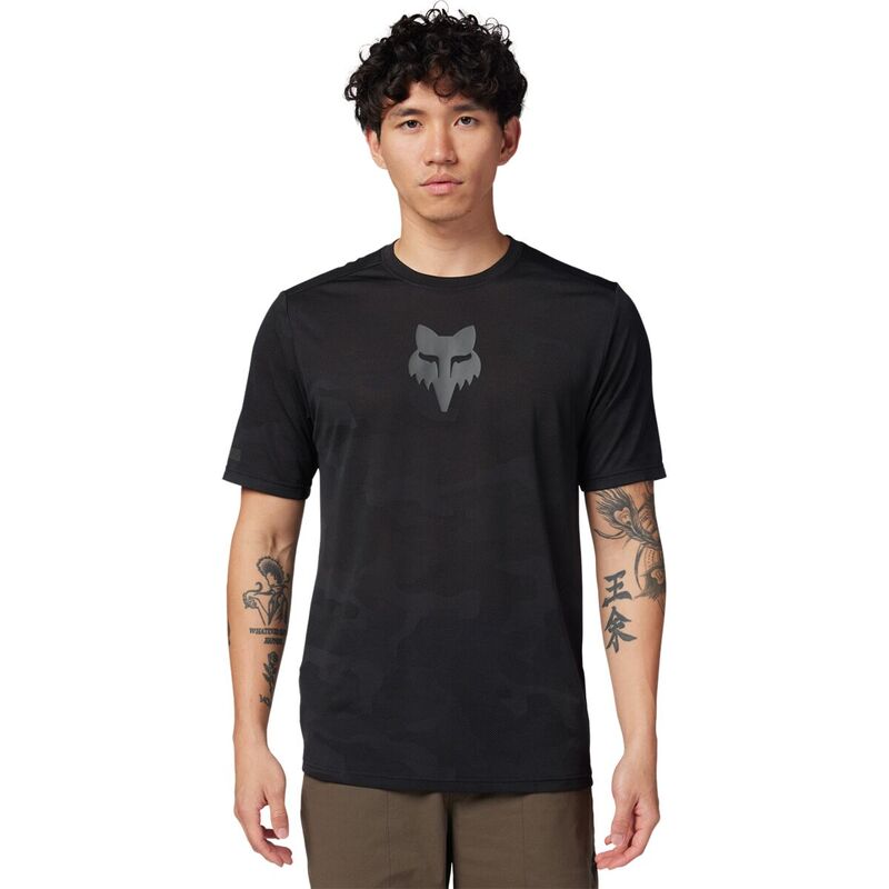 フォックスレーシング メンズ トップス Tシャツ 半袖 ジャージー Fox Racing Ranger Tru Dri Short-Sleeve Jersey - Men's Black 2024 ブラック
