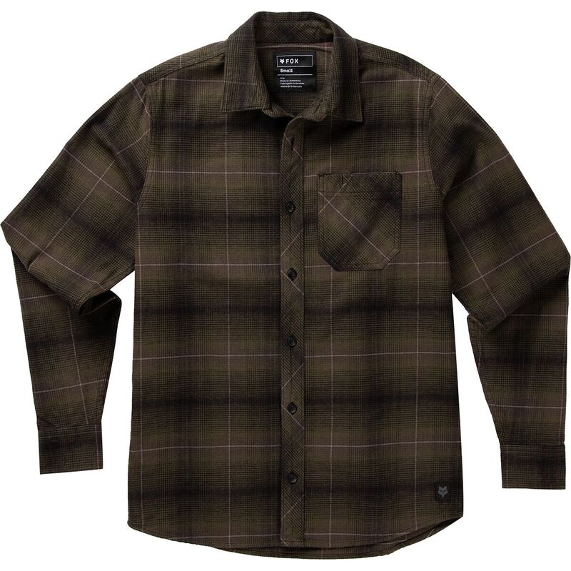 フォックスレーシング メンズ トップス Tシャツ Fox Racing Source Flannel - Men's Olive Green グリーン