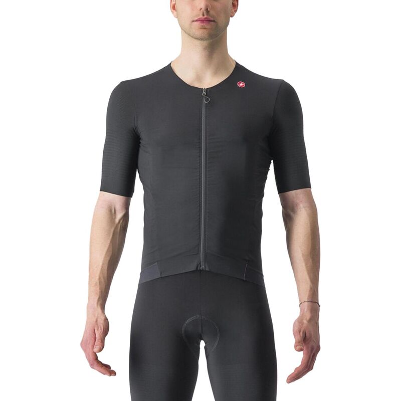 カステリ メンズ トップス Tシャツ ジャージー Castelli Premio Black Jersey - Men's Light Black/Black ブラック