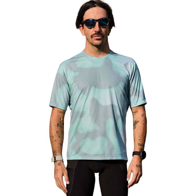 ジョルダーノ メンズ トップス Tシャツ Giordana Beyond Gravel T-Shirt Silt Green グリーン
