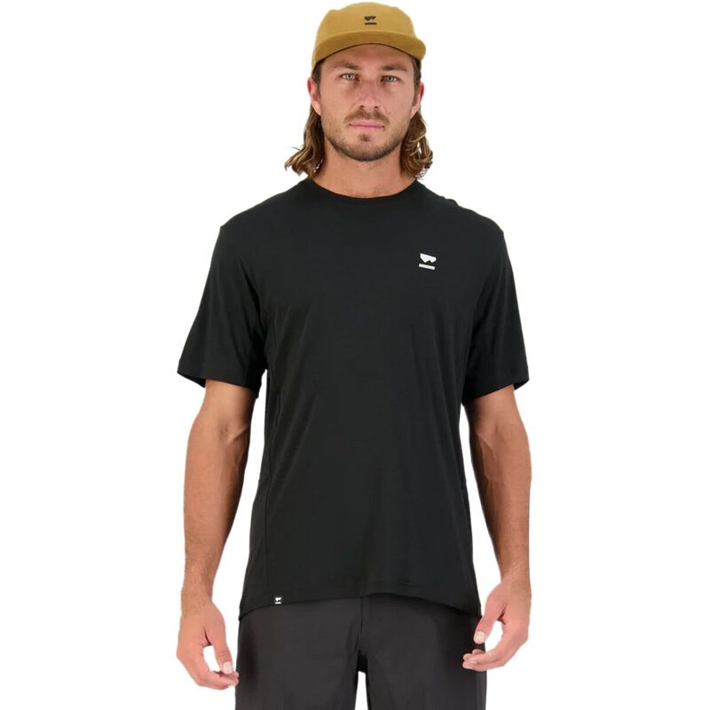モンスロイヤル メンズ トップス Tシャツ Mons Royale Tarn Merino Shift T-Shirt - Men's Black/Black ブラック
