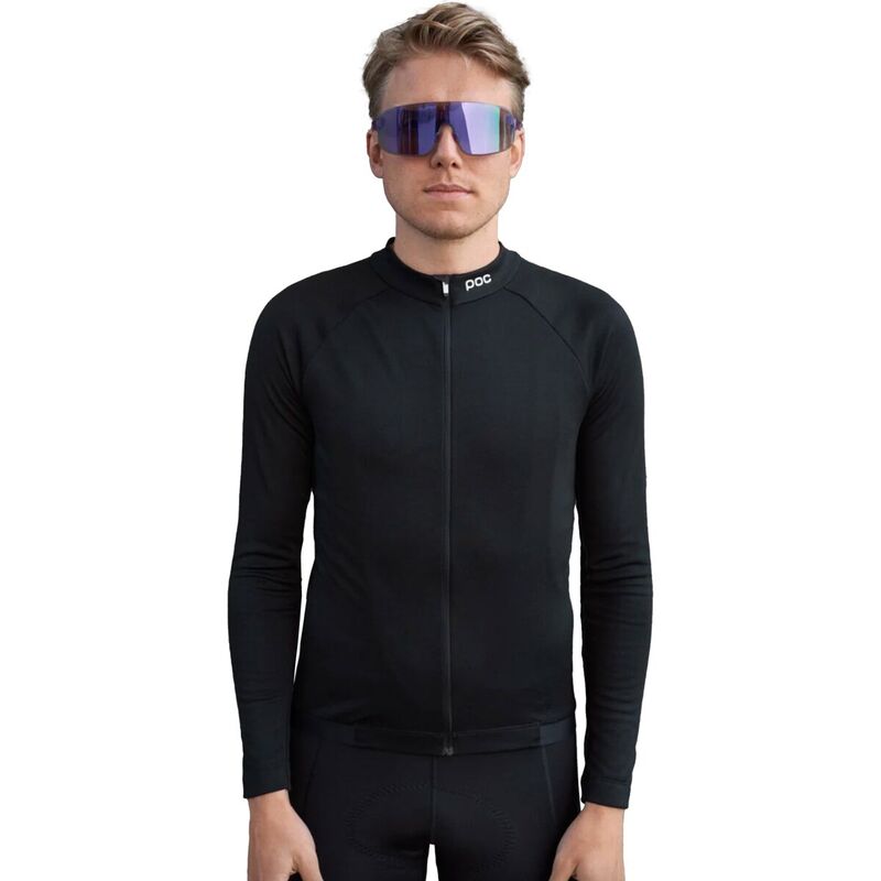 ピーオーシー メンズ トップス Tシャツ ジャージー 長袖 POC Thermal Lite Long-Sleeve Jersey - Men's Uranium Black ブラック