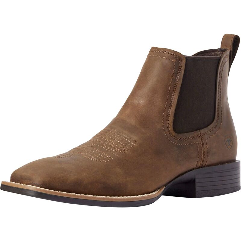 アリアト メンズ シューズ ブーツ・レインブーツ Ariat Booker Ultra Western Boot - Men's Distressed Tan タン