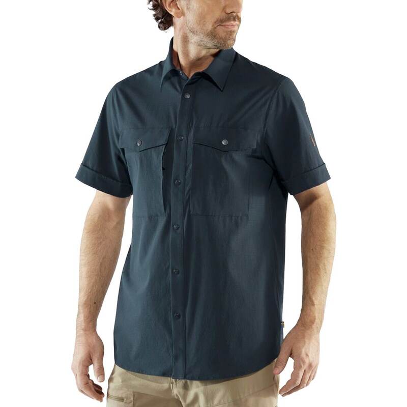 フェールラーベン メンズ トップス シャツ 半袖 Fjallraven Abisko Trekking Short-Sleeve Shirt - Men's Dark Navy ネイビー 26,496円