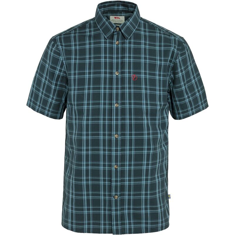 フェールラーベン メンズ トップス シャツ 半袖 Fjallraven Ovik Lite Short-Sleeve Shirt - Men's Dark Navy/Dawn Blue ネイビー