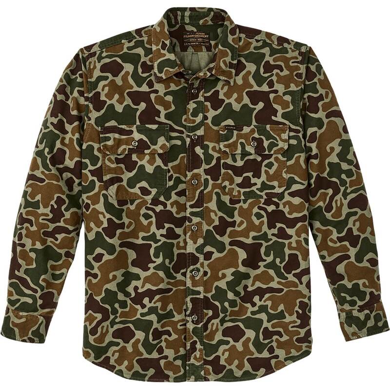 フィルソン メンズ トップス シャツ Filson Field Flannel Shirt - Men's Frog Camo