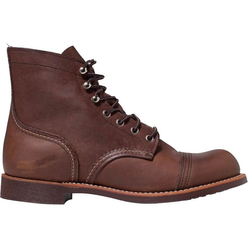 レッドウイング メンズ シューズ ブーツ・レインブーツ Red Wing Heritage Iron Ranger 6in Boot - Men's Amber Harness - Nitral Cork Outsole アンバー｜ReVida 店