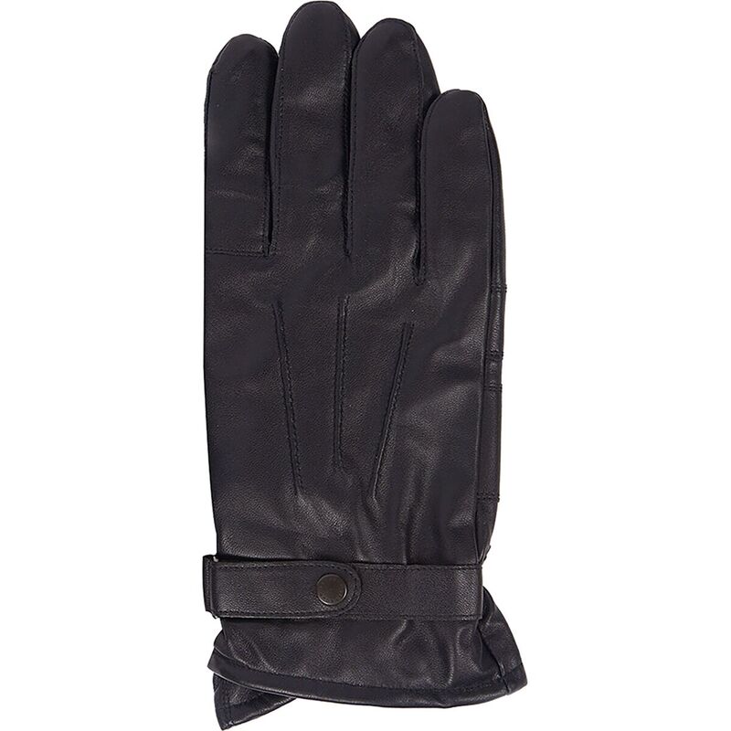 バブアー メンズ 付属物 グローブ なめし革 Barbour Burnished Leather Thinsulate Glove Black 黒いこと メンズ手袋-バッグ・小物・ブランド雑貨-手袋・アームカバー