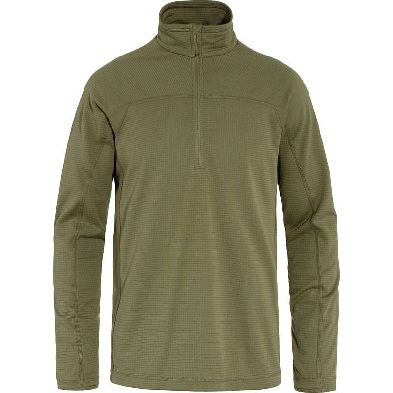 フェールラーベン メンズ アウター ジャケット・ブルゾン フリース Fjallraven Abisko Lite Fleece 1/2-Zip - Men's Green グリーン