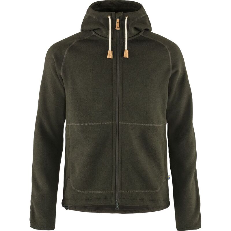 フェールラーベン メンズ アウター パーカー・スウェット フーデッドジャケット フリース ジャケット Fjallraven Ovik Fleece Hooded Jacket - Men's Deep Forest フォレスト
