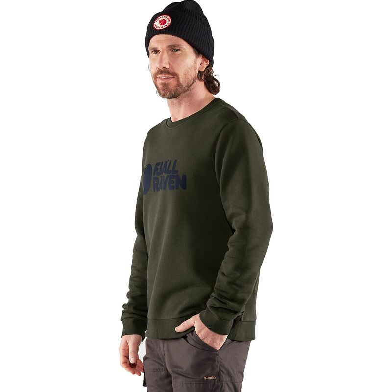 フェールラーベン メンズ アウター 編み物・プルオーバー プルオーバー ロゴタイプ Fjallraven Logo Sweater - Men\u0027s Deep Forest フォレスト