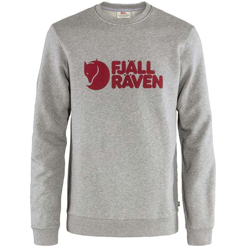 フェールラーベン メンズ アウター 編み物・プルオーバー プルオーバー ロゴタイプ Fjallraven Logo Sweater - Men\u0027s Grey/Melange 薄墨色