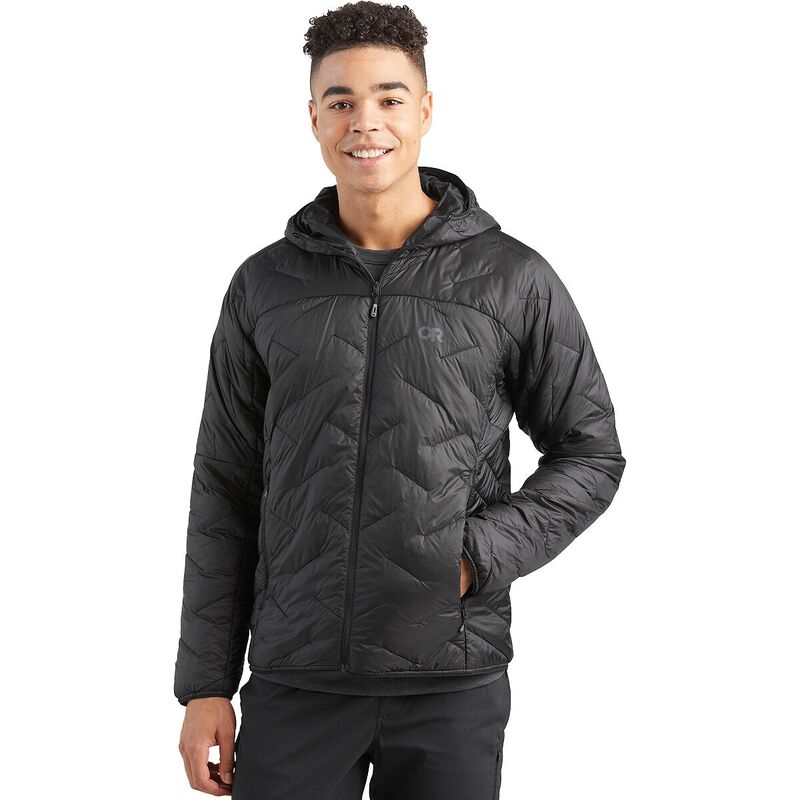 アウトドア問い合わせ メンズ アウター 上衣・上衣 パーカー Outdoor Research SuperStrand LT Hoodie - Men\u0027s Black 黒いこと