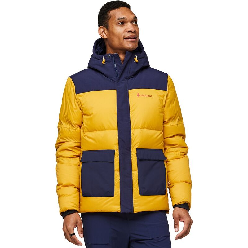 コートパクシー メンズ アウター ジャケット・ブルゾン パーカー ダウン Cotopaxi Solazo Down Parka - Men's Maritime/Amber アンバー