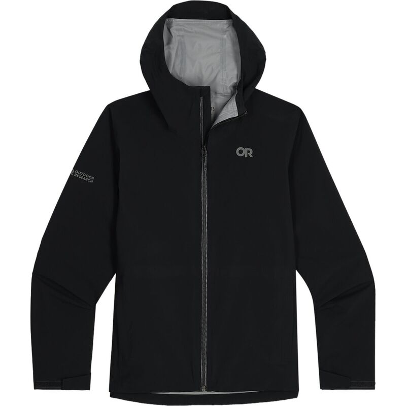 アウトドア問い合わせ メンズ アウター 上衣・上衣 上衣 Outdoor Research Stratoburst Stretch Rain Jacket - Men\u0027s Black 黒いこと