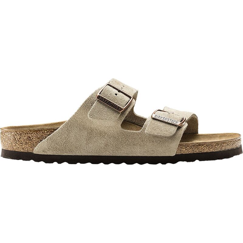 ビルケンシュトック メンズ シューズ サンダル スエードクロス Birkenstock Arizona Suede Sandal - Men\u0027s Taupe Suede トープ スリッポン-メンズ靴-靴