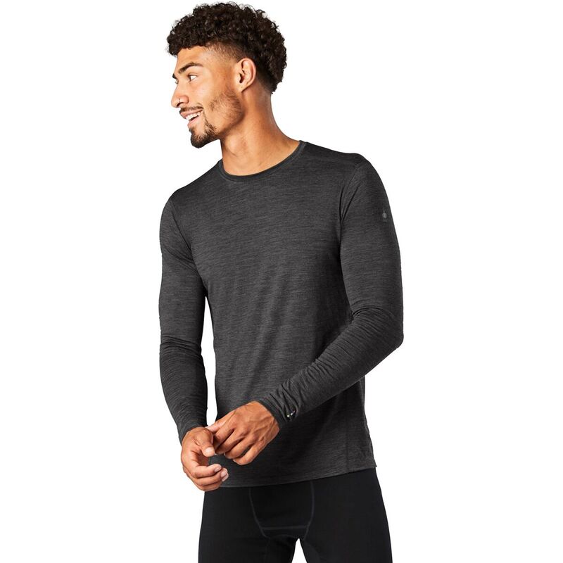 スマートウール メンズ トップス Tシャツ Smartwool Classic All-Season Merino Base Layer - Men's Iron Heather ヘザー