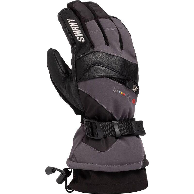 スワニー メンズ アクセサリー 手袋 Swany X-Change Glove - Men's Charcoal Grey/Black ブラック