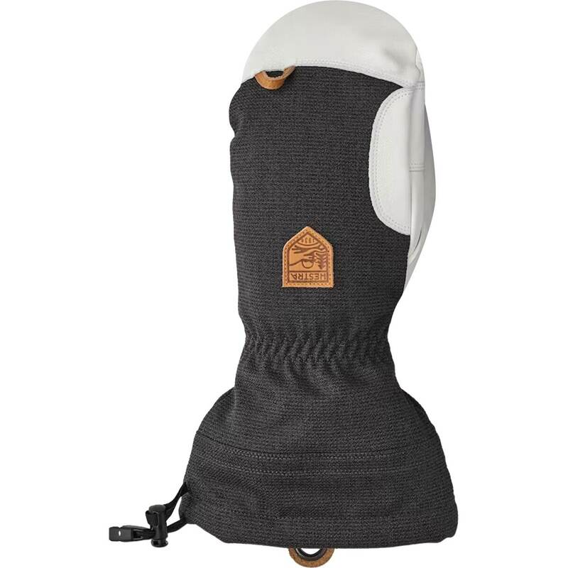 ヘストラ メンズ 佩び物 グローブ なめし革 Hestra Army Leather Patrol Gauntlet Mitten - Men\u0027s Charocoal 正規陸軍