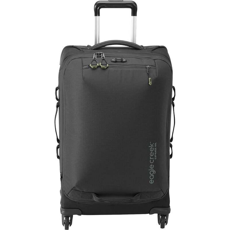 鷲細流 メンズ 御徒面子 ボストンバッグ 踵 Eagle Creek Expanse 4Wheeled 60L Gear Bag Midnight Black 黒いこと