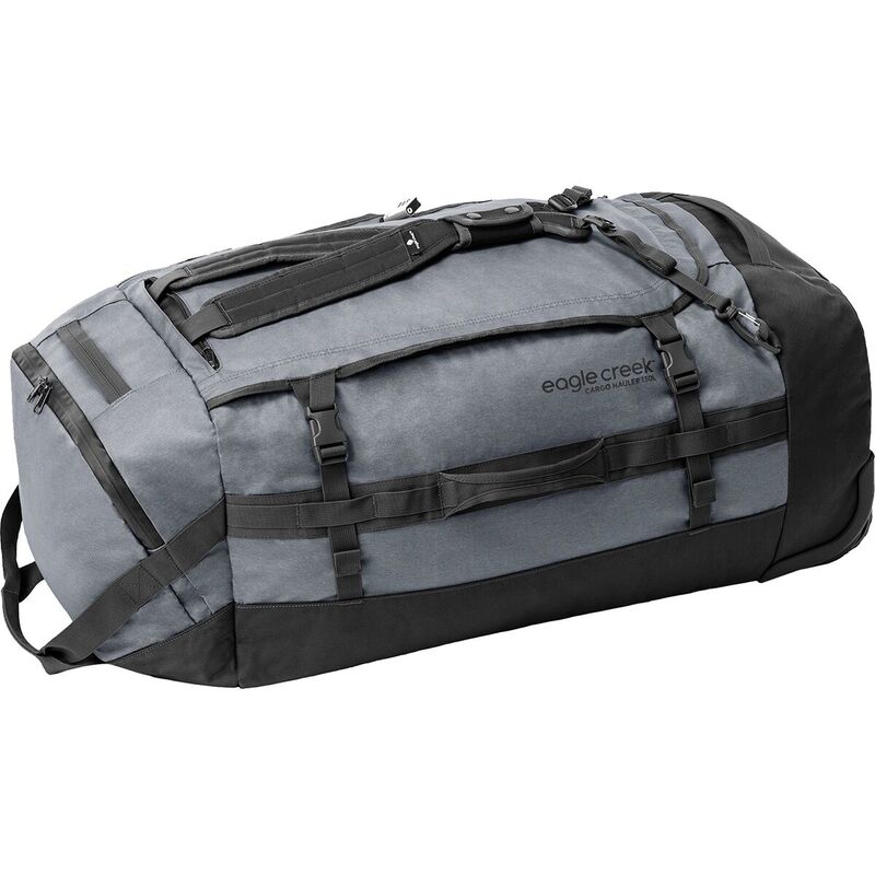 鷲細流 メンズ 御徒面子 ボストンバッグ 踵 Eagle Creek Cargo Hauler 130L Wheeled Duffel Bag Midnight Black 黒いこと