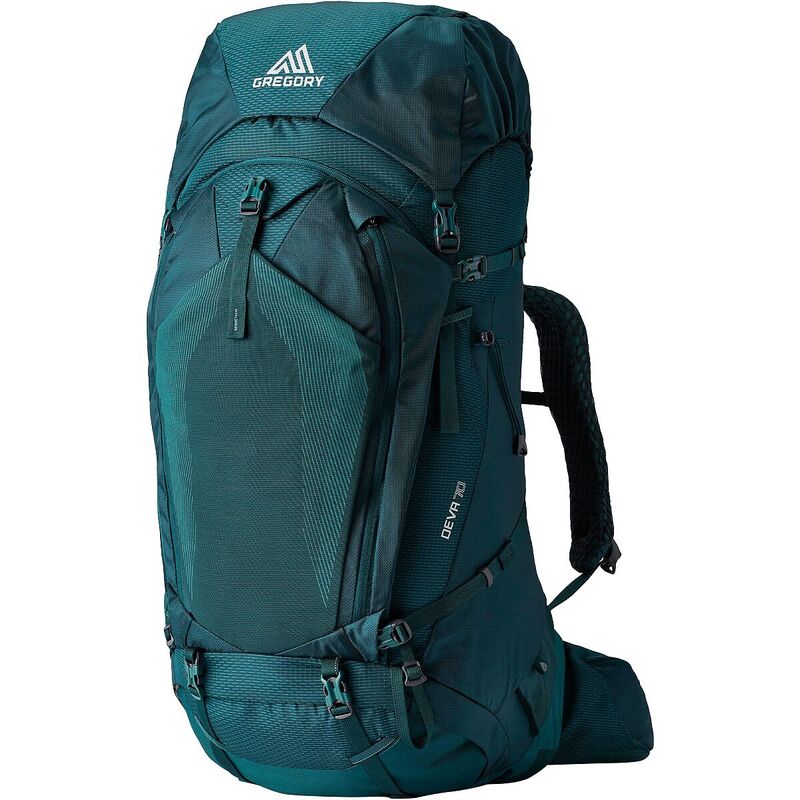 グレゴリー レディース 御徒面子 うしろ側風呂敷き包み・背嚢 Gregory Deva 70L Backpack - Women\u0027s Emerald Green 緑であること バックパック・リュック-バッグ
