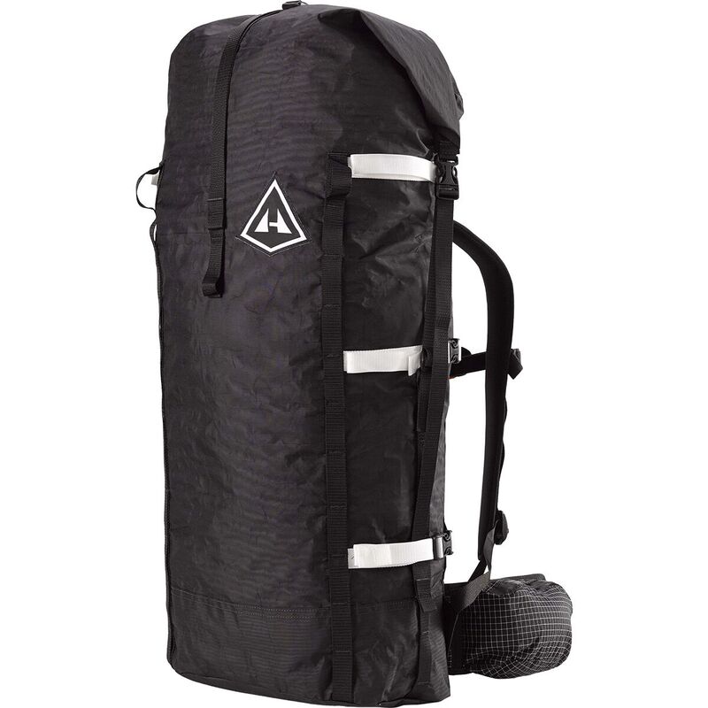 ハイパーライトマウンテンギア メンズ 御徒面子 うしろ側風呂敷き包み・背嚢 Hyperlite Mountain Gear Porter 55L Backpack Black 黒いこと