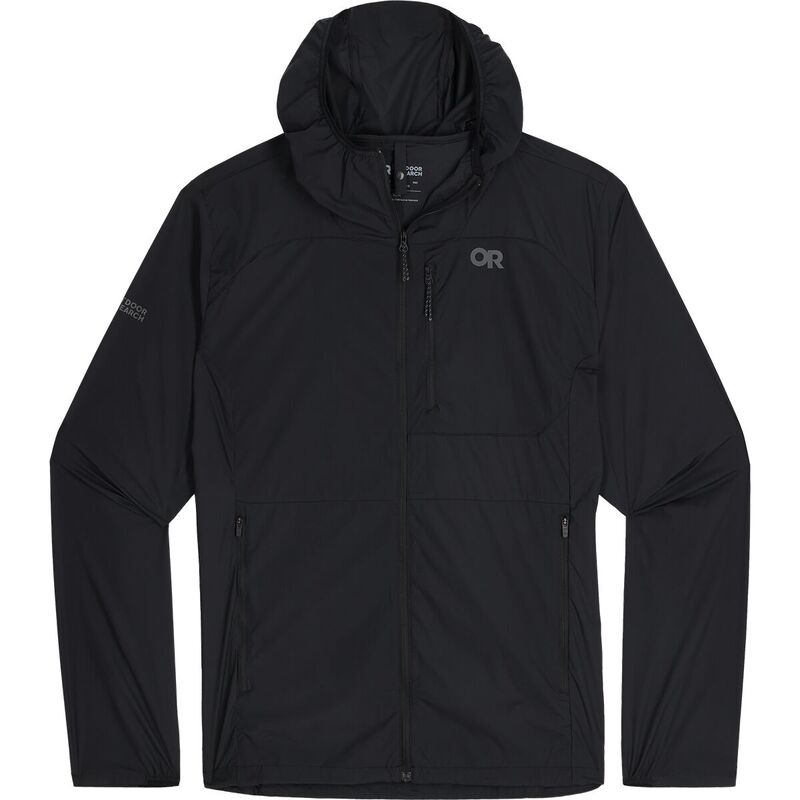 アウトドアリサーチ メンズ アウター ジャケット・ブルゾン フーデッドジャケット ジャケット Outdoor Research Shadow Wind Hooded Jacket - Men's Black ブラック