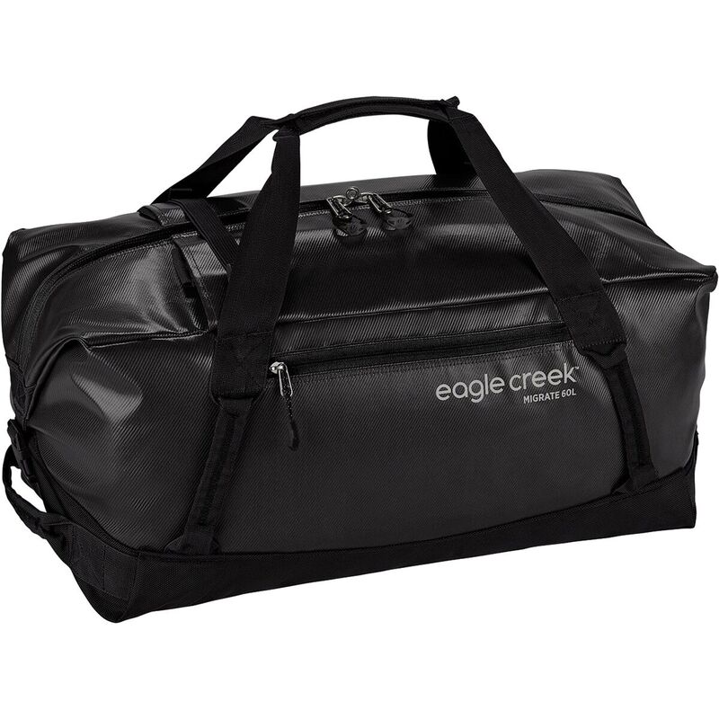 鷲小川 メンズ 御徒面子 ボストンバッグ Eagle Creek Migrate 60L Duffel Bag Midnight Black 黒いこと