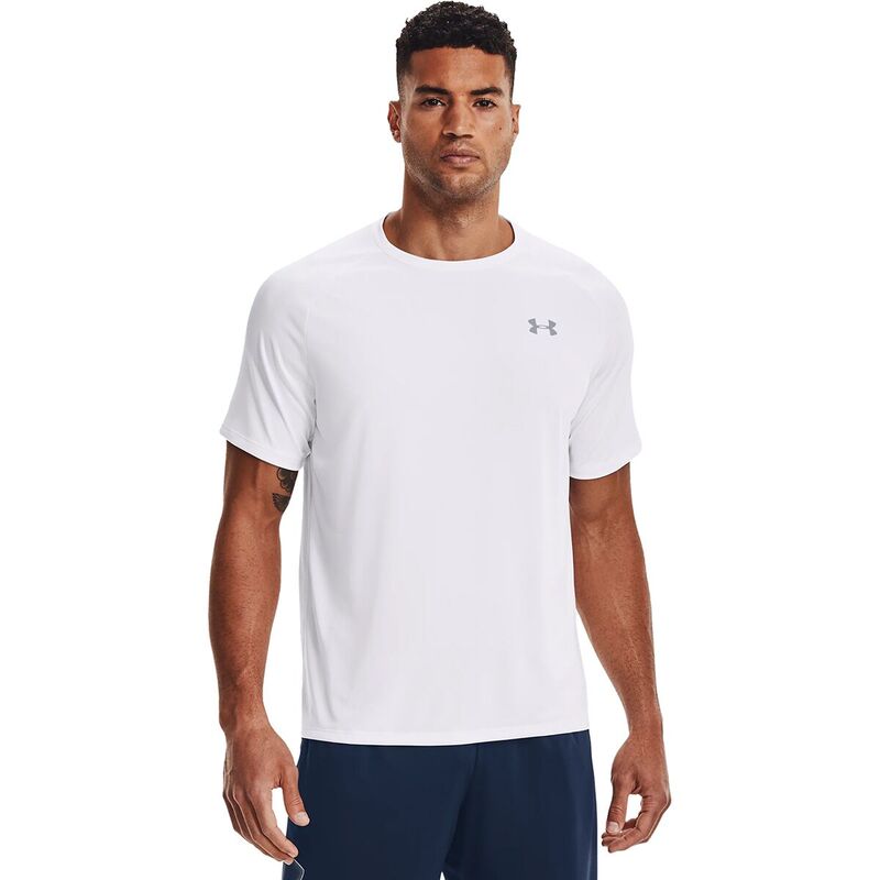 アンダーアーマー メンズ トップス シャツ 半袖 Under Armour Tech 2.0 Short-Sleeve Shirt - Men's White/Overcast Gray ホワイト