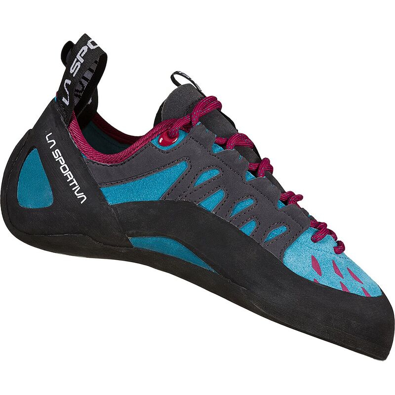 ラスポルティバ レディース シューズ スニーカー レース La Sportiva Tarantulace Climbing Shoe - Women's Topaz/Red Plum レッド