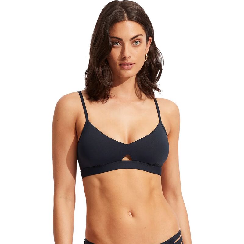 シーフォリー レディース 水着 トップのみ Seafolly Active Hybrid Bralette - Women's True Navy ネイビー