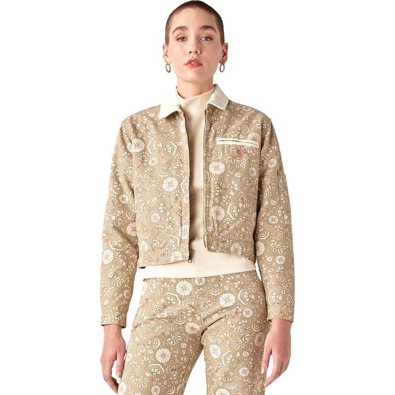 ディッキーズ レディース アウター ジャケット・ブルゾン ジャケット Dickies Ellis Jacket - Women's Floral On Canvas Light Base｜ReVida 店