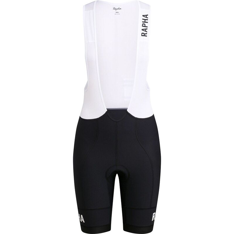 ラファ レディース ボトムス ハーフパンツ・ショーツ Rapha Pro Team Training Bib Short - Women's Black/White ホワイト｜ReVida 店