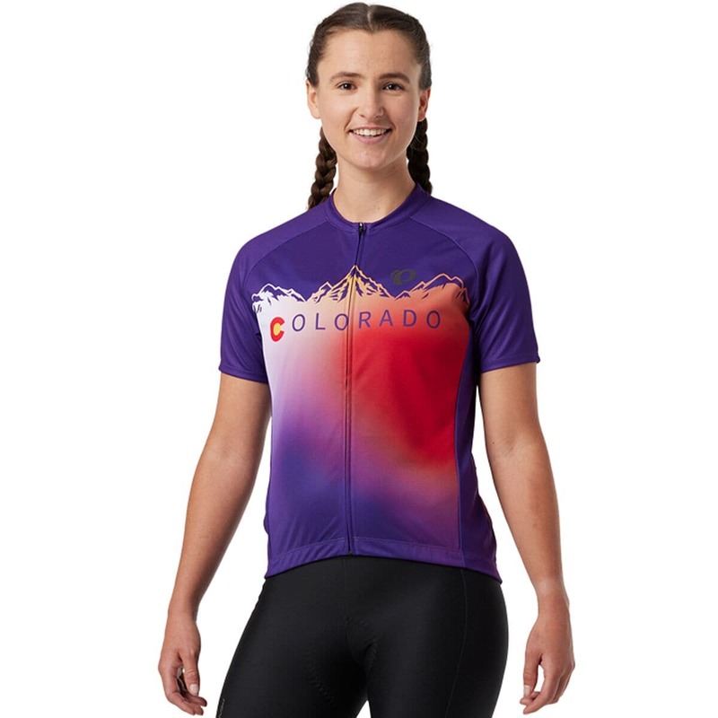 パールイズミ レディース トップス シャツ ジャージー PEARL iZUMi Classic Jersey - Women's Dark Sea/Ss Wildflower