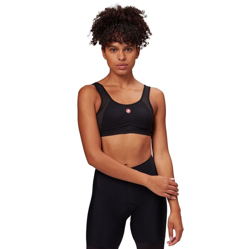 カステリ レディース アンダーウェア ブラジャー Castelli Rosso Corsa Bra - Women's Black ブラック