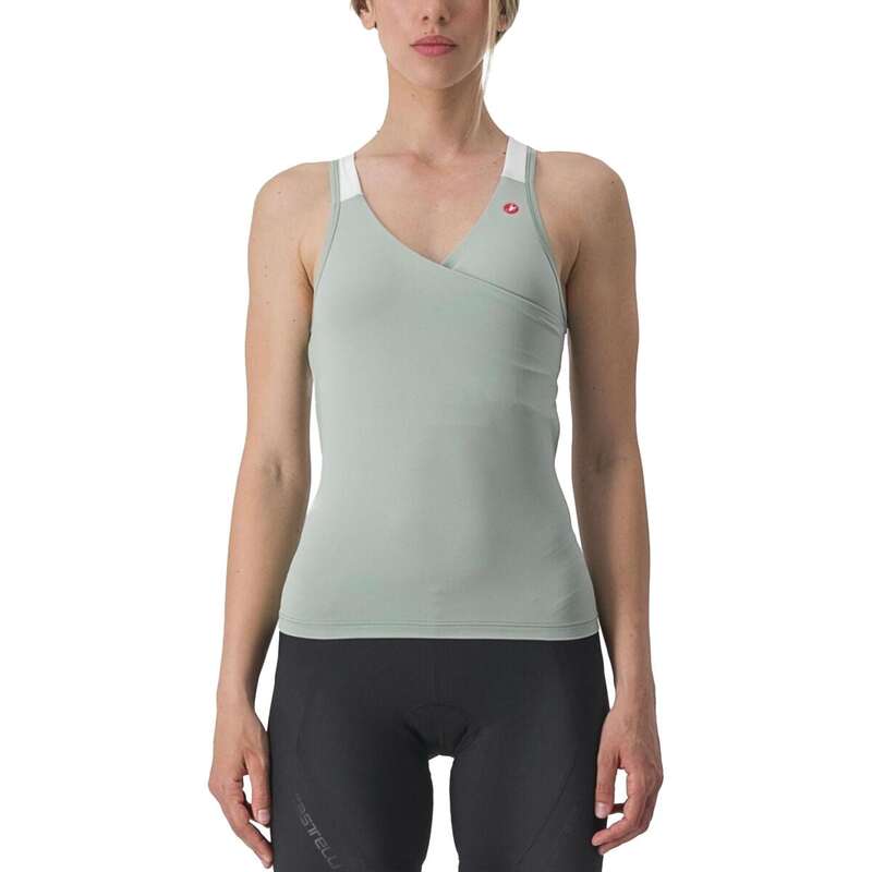 カステリ レディース トップス シャツ ジャージー Castelli Solaris Top Jersey - Women's Defender Green/Ivory アイボリー