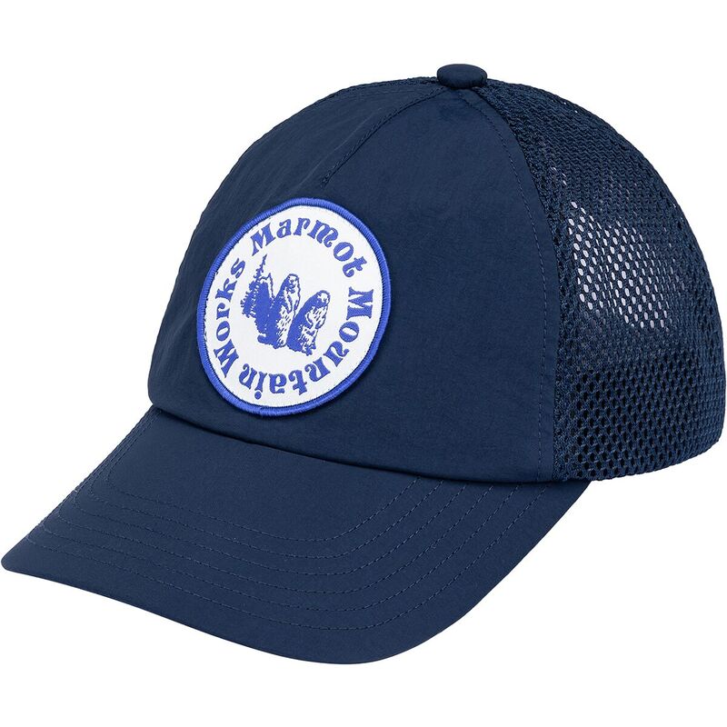 マーモット メンズ アクセサリー 帽子 メッシュ Marmot Alpine Soft Mesh Trucker Hat Twilight Blue ブルー