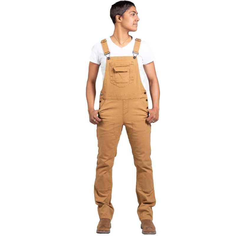 ダブテイル レディース ボトムス カジュアルパンツ オーバーオール Dovetail Workwear Freshley Overall - Women's Saddle Brown Canvas ブラウン｜ReVida 店