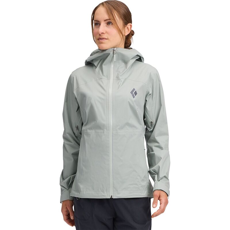 ブラックダイヤモンド レディース アウター ジャケット・ブルゾン Black Diamond Fineline Stretch Rain Shell - Women's Agave