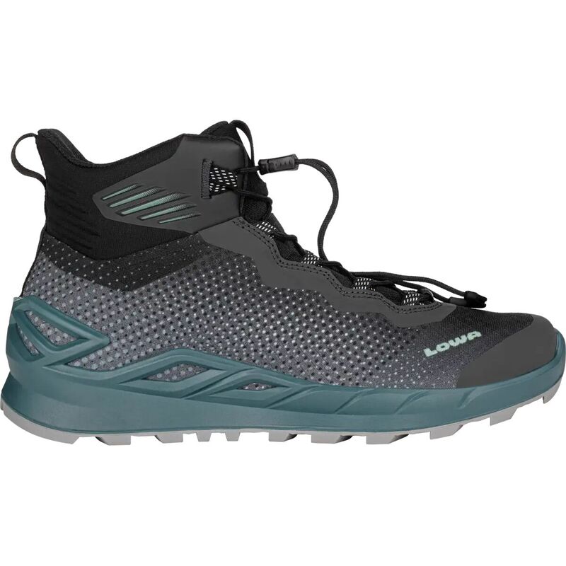 ロア レディース シューズ スニーカー Lowa Merger GTX Mid Trail Running Shoe - Women's Petrol/Ice Blue ブルー