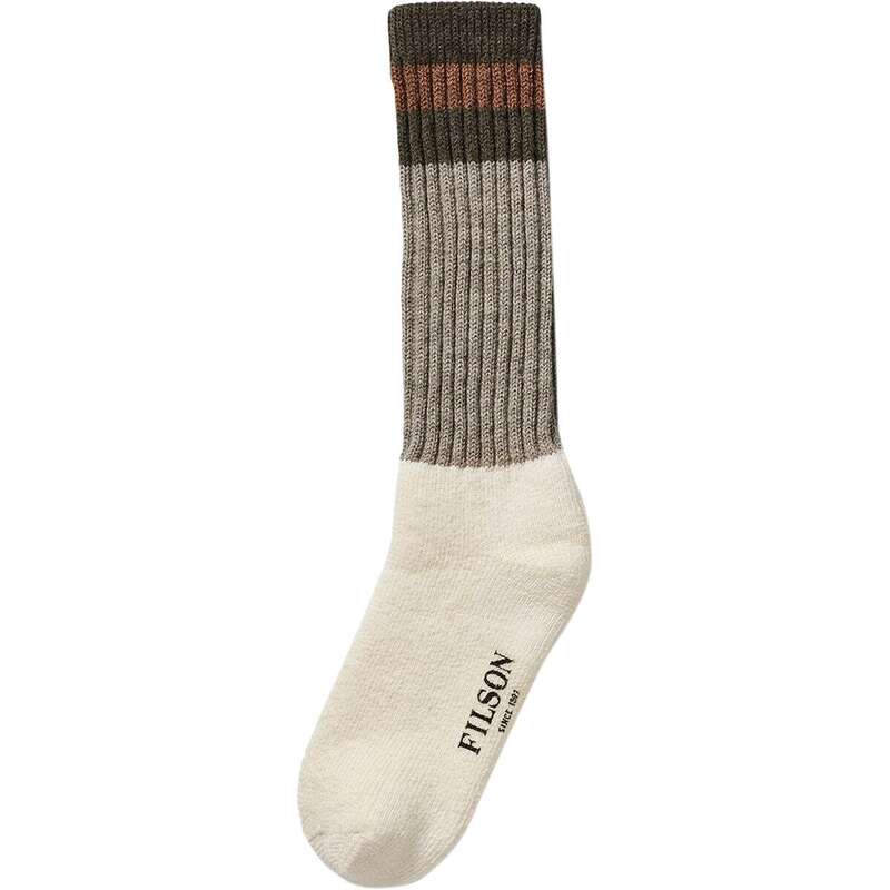 フィルソン メンズ アンダーウェア 靴下 Filson 1970s Logger Thermal Sock Green/Brown グリーン