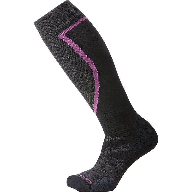 かっこ良い羊毛 レディース アンダーお召しもの ソックス Smartwool Ski Full Cushion OTC Sock - Women\u0027s Black 黒いこと