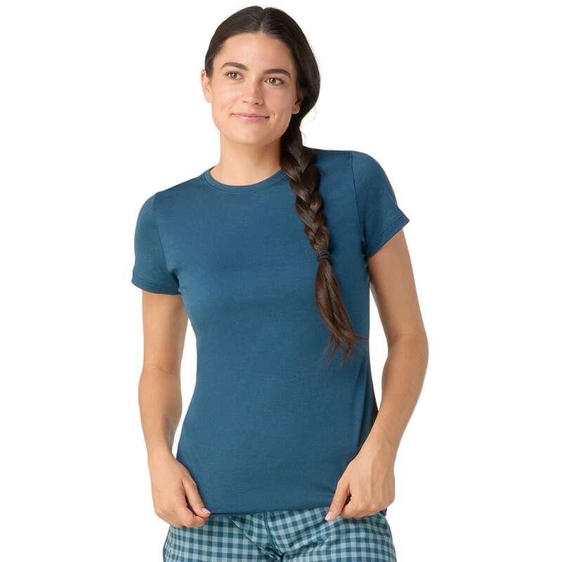 スマートウール レディース トップス Tシャツ 半袖 Smartwool Merino Short-Sleeve Tee - Women's Twilight Blue ブルー