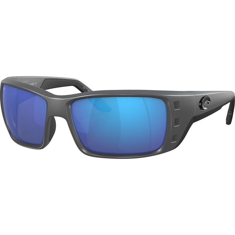 コスタ レディース 付属品 サングラス・アイウェア Costa Permit 580G Polarized Sunglasses Matte Gray Blue Mirror 580g 薄墨色