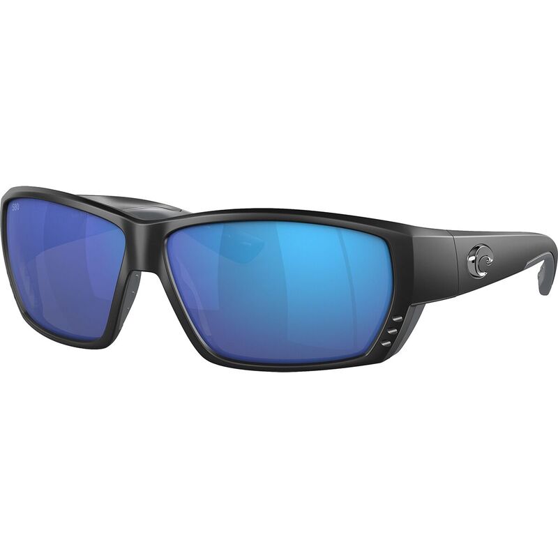 コスタ メンズ 付属品 サングラス・アイウェア Costa Tuna Alley 580G Polarized Sunglasses Matte Black/Blue Mirror 黒いこと
