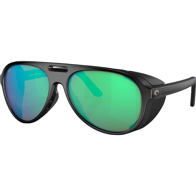 コスタ レディース 付属品 サングラス・アイウェア Costa Grand Catalina Polarized Sunglasses Matte Black/Green Mirror 580G 黒いこと