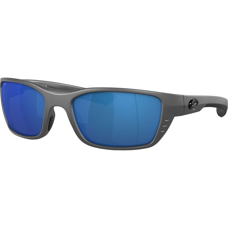 コスタ レディース 付属品 サングラス・アイウェア Costa Whitetip Pro 580G Polarized Sunglasses Matte Gray/Blue Mirror 580G 薄墨色